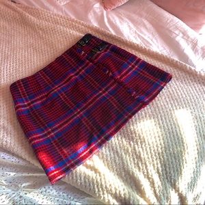 Tartan Print Skirt
